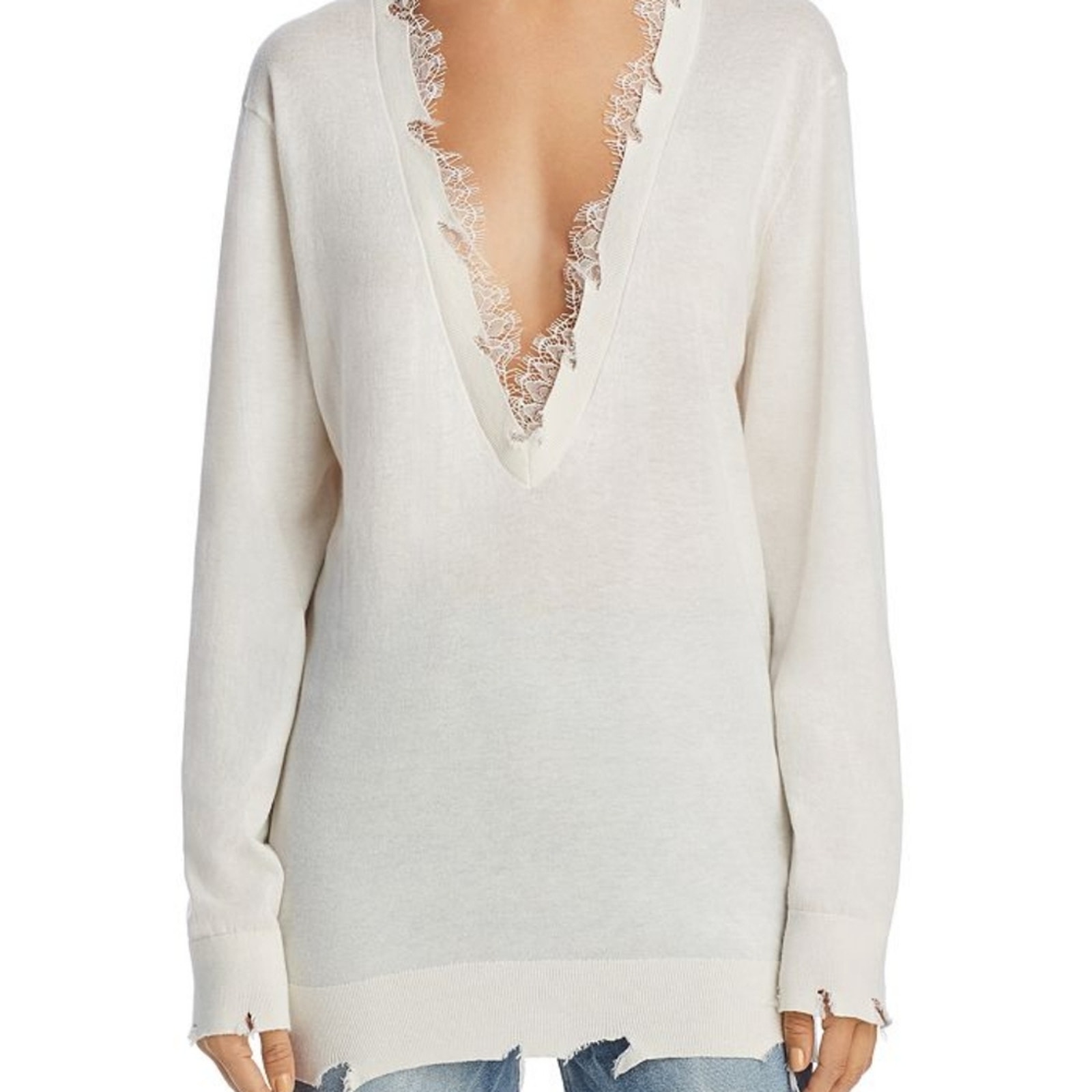 Iro Pao Cotton Cashmere Sweater S Small